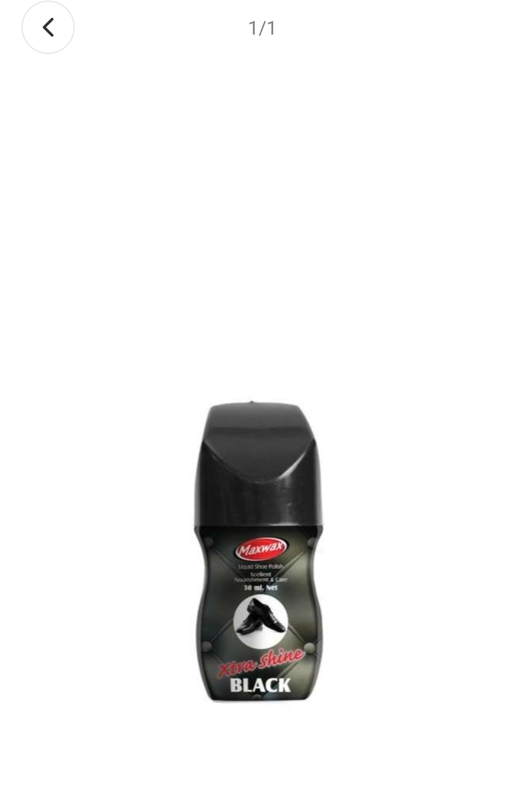 Maxwax liquid shoe polish 50 ml -black | Digihaat