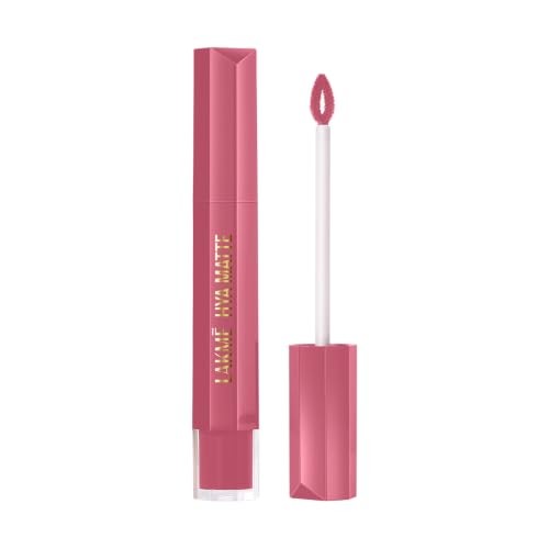 Lakme 9to5 Hya Matte, Werk Mauve Liquid Lipstick, for Soft and Supple Lips, with Hyaluronic Acid & Vitamin E, Matte Finish, Smudge-Proof, Long-Lasting, for Women, 5.3 ml,