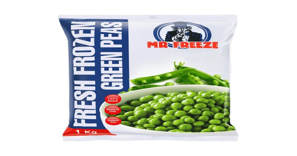Mr Freeze Fresh Frozen Green Peas (1kg)