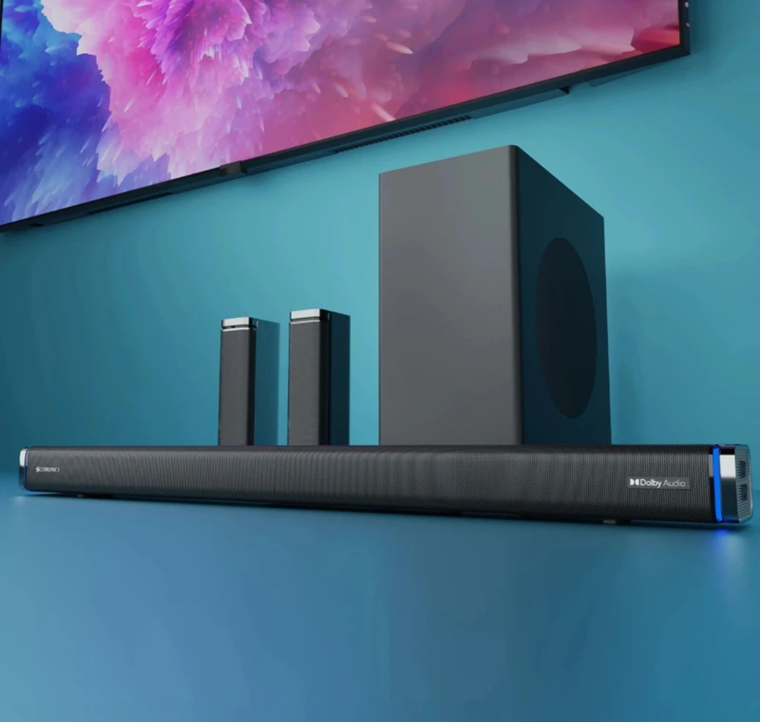 ZEBRONICS ZEB-Juke bar 9530WS Pro Dolby 5.1 550 W Bluetooth Soundbar (Black, 5.1 Channel)