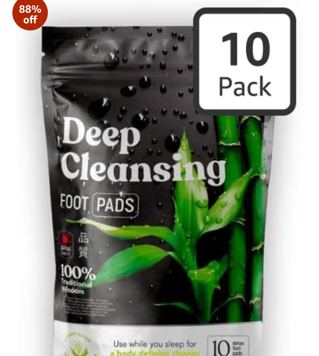 Prime Members Only: Free Sample of Deep Cleansing Foot Pads (10 Pack)