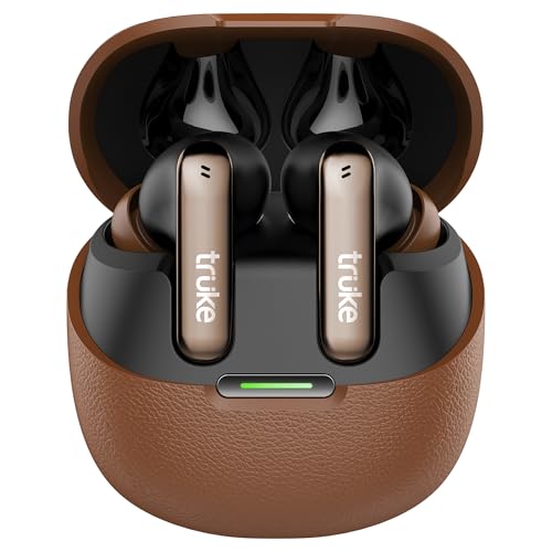 truke Mega 7 True Wireless Earbuds (Coffee Brown)