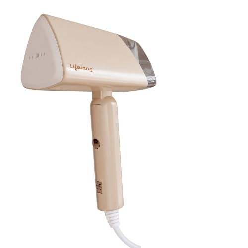 Lifelong Garment Steamer | 1200W Wrinkle Remover, 90° Foldable, 130ml Detachable Water Tank