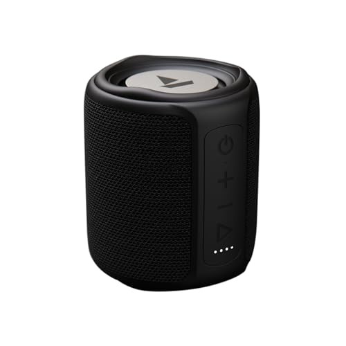 boAt Stone 350 Bluetooth Speaker with 10W RMS Stereo Sound, IPX7 Water Resistance, TWS Feature, Up to 12H Total Playtime, Multi-Compatibility Modes(Black)