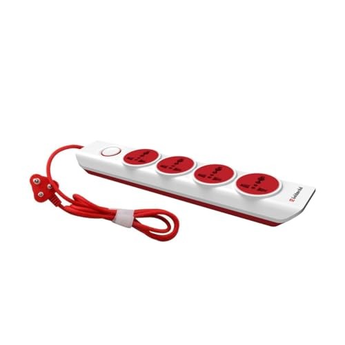 Goldmedal i-Design 4x4 Power Strip | 2 m Cord | 4 Universal Sockets